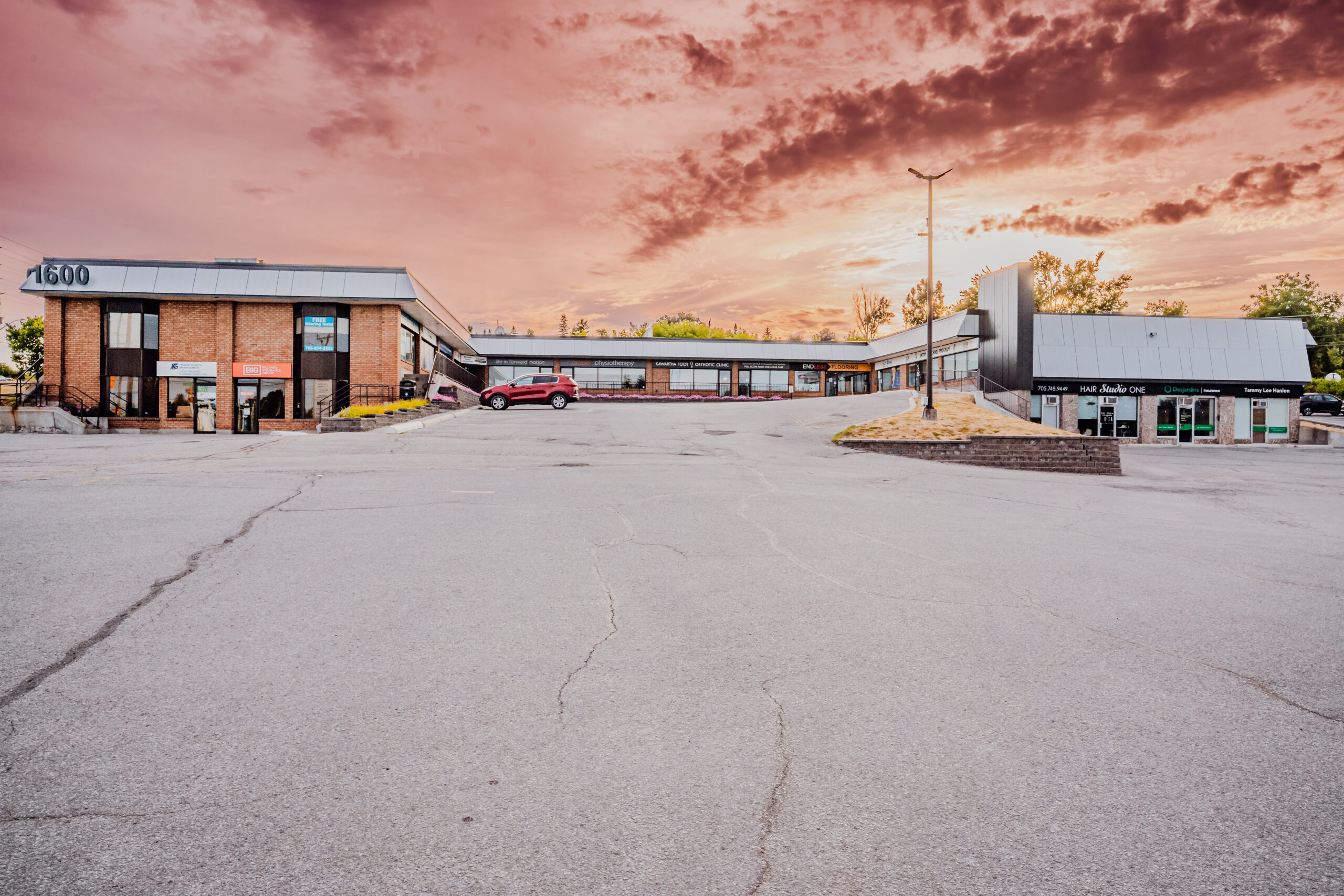 retail plaza commercial photography Peterborough Ontario by Evan Aube Creative