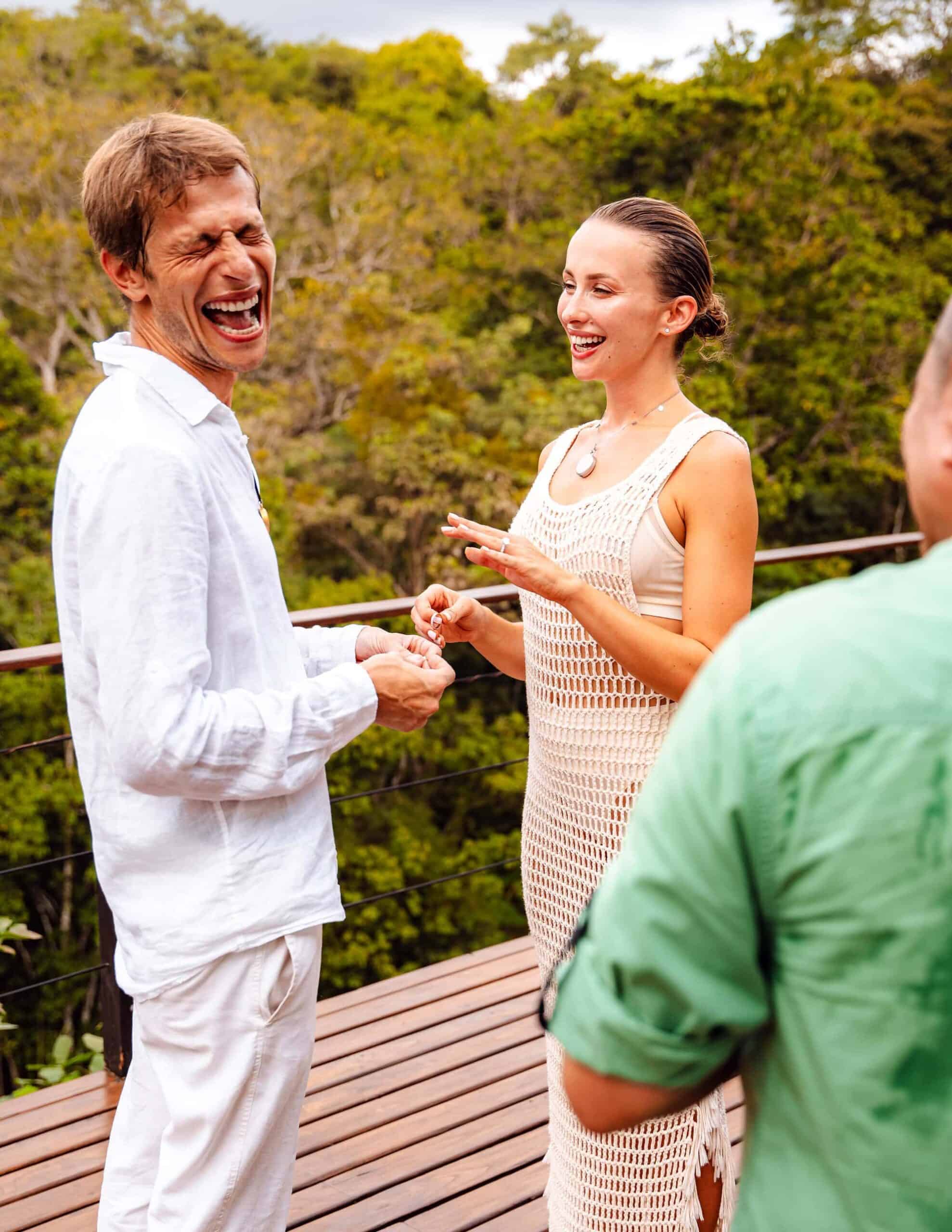 Intimate wedding photos in Manzanillo Costa Rica by Evan Aube Creative