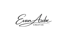 Logo of Evan Aube Creative design studio.