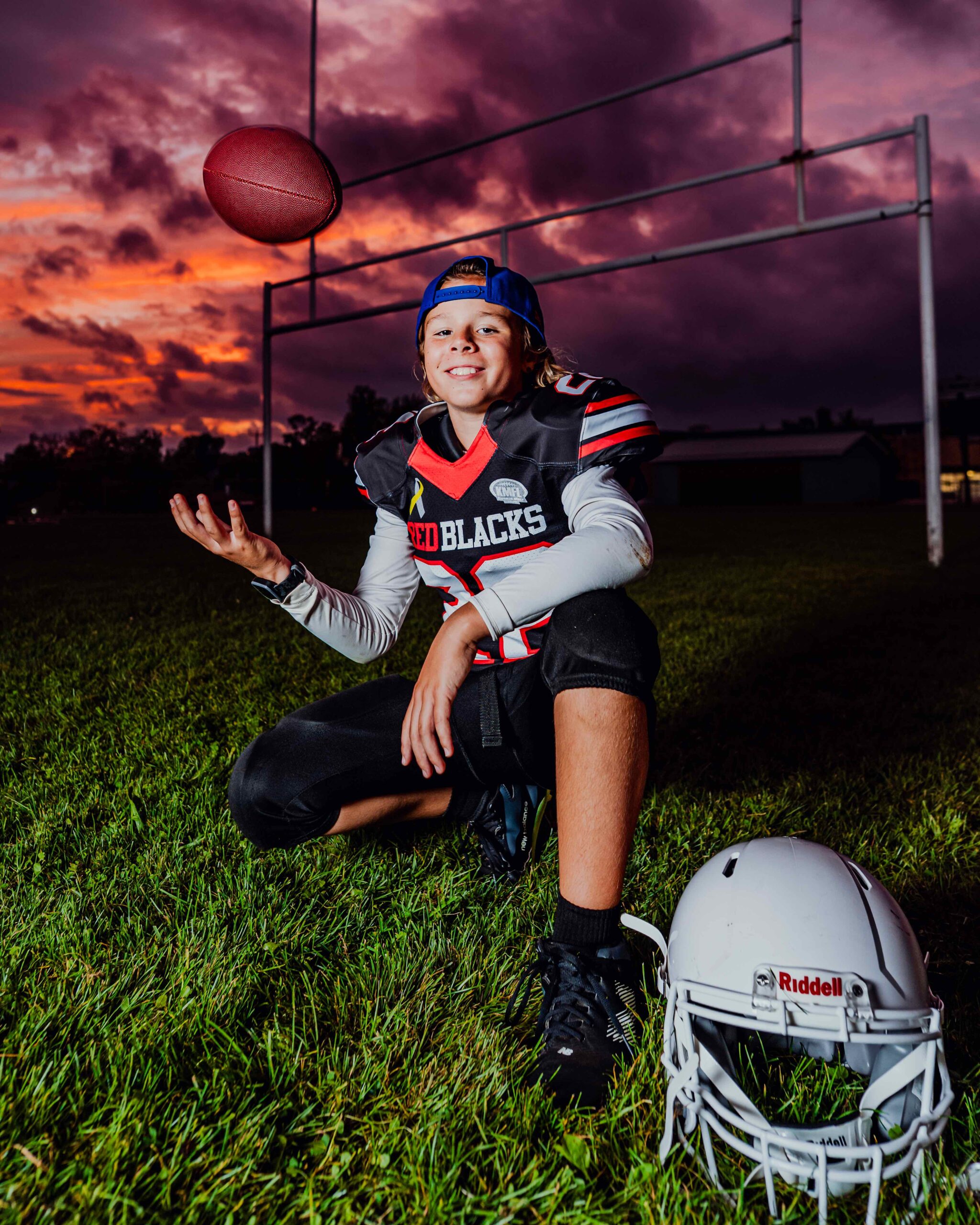 Individual artistic sports portrait by Evan Aube Creative