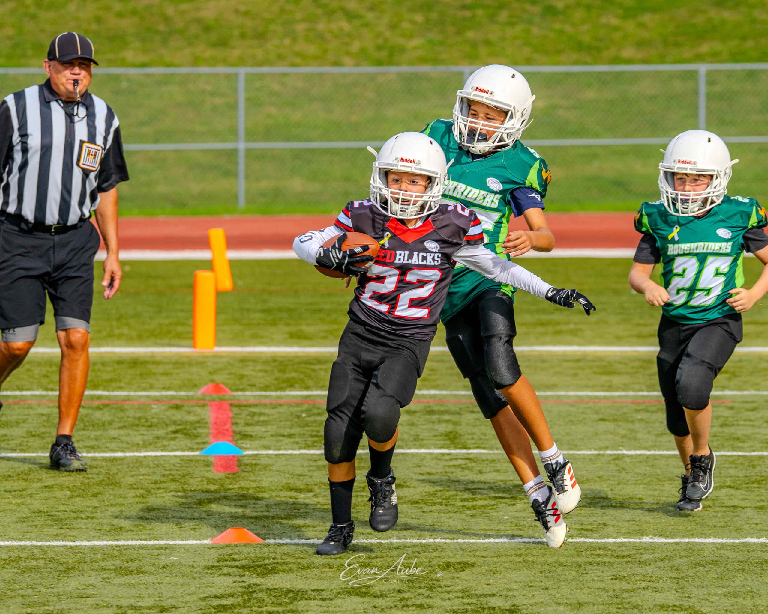 In-game sports action photography by Evan Aube Creative