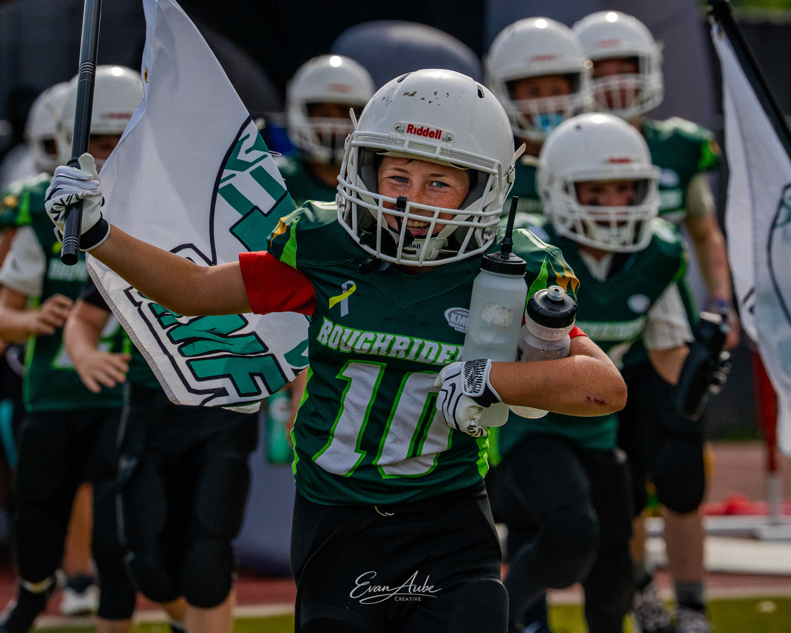 In-game sports action photography by Evan Aube Creative