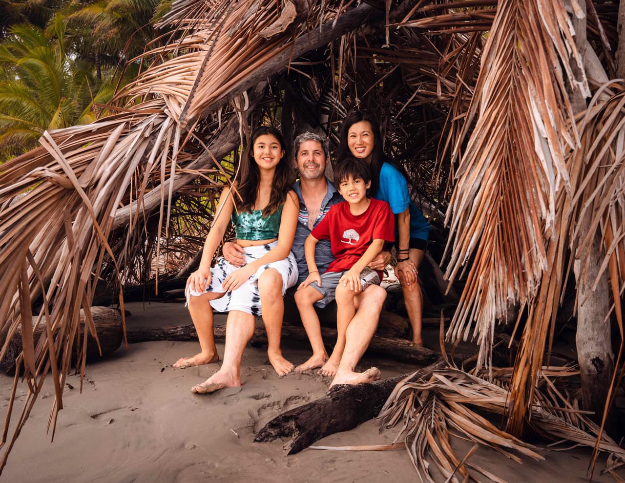 Lifestyle photography session at The Patches, Playa Hermosa, Costa Rica