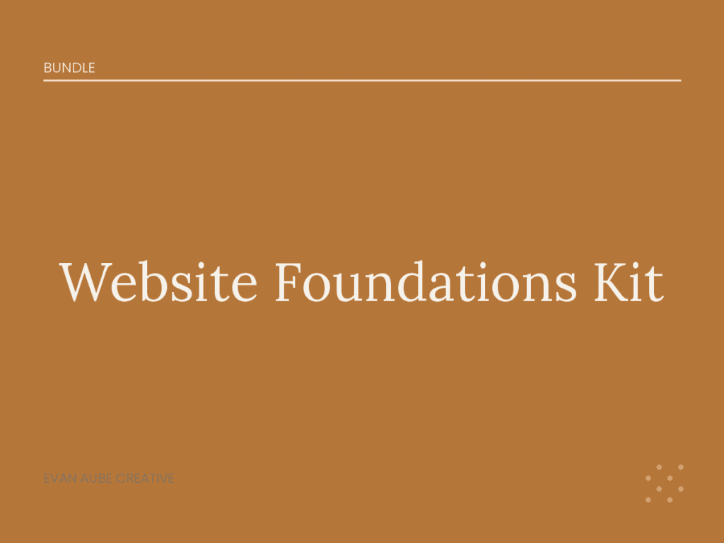 Content plan checklist for website foundations and strategy.