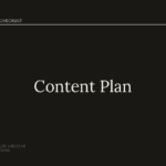 Content Plan Checklist for Effective Content Strategy.