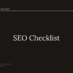 SEO Checklist for Content Planning and Strategy.