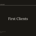 First Clients - Content Plan Checklist for New Projects.