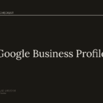 Google Business Profile checklist for content planning.