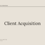 Client Acquisition strategy for content planning.