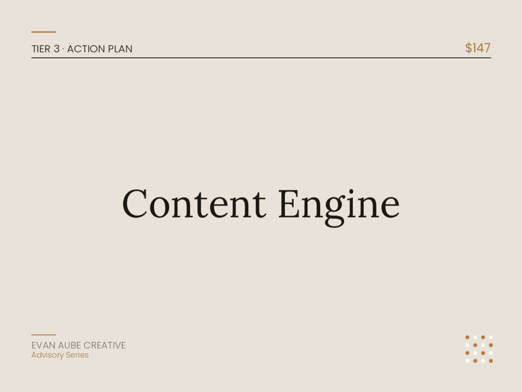 Efficient content planning checklist for content engine strategy.