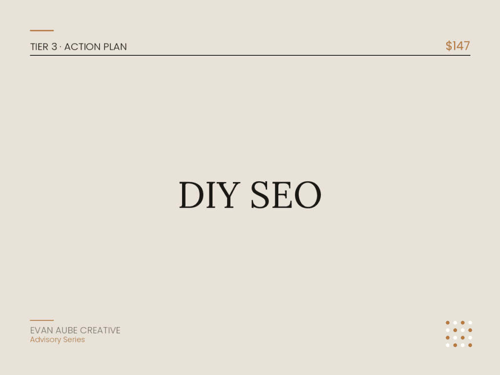 SEO checklist for content planning and strategy development.